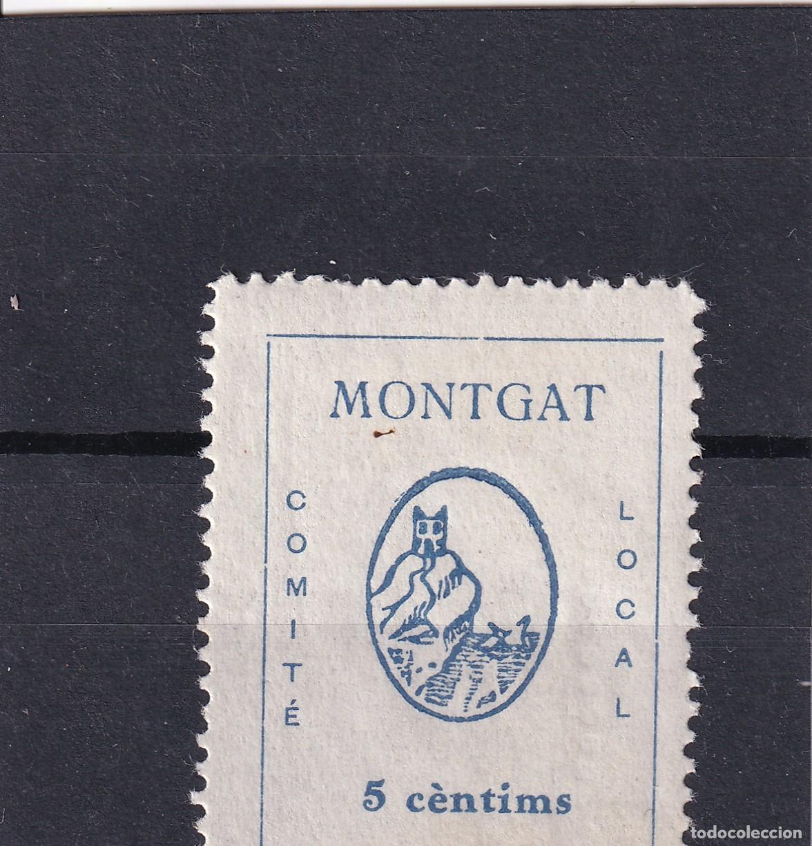 Stamps: CRS1635 ESPA&Ntilde;A LOCALES MONTGAT (Barcelona). Allepuz n&ordm; 11 XX. Sin charnela