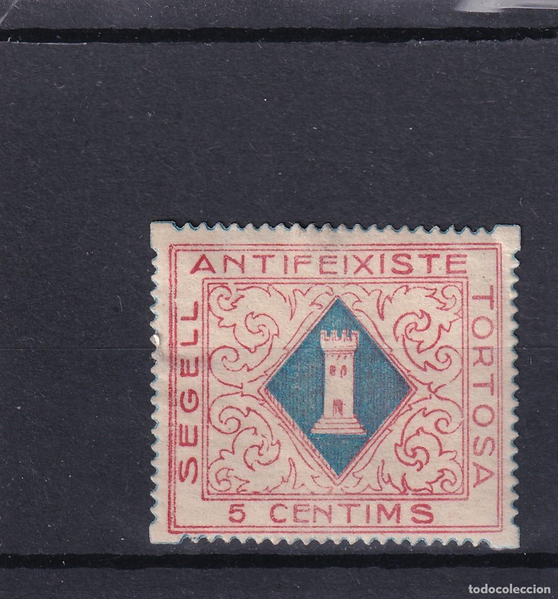 Francobolli: CRS1646 ESPA&Ntilde;A LOCALES TORTOSA (Tarragona). Allepuz n&ordm; 1 X. Con charnela