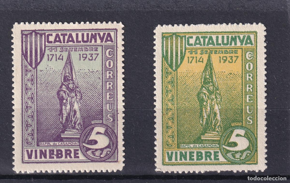 Francobolli: CRS1650 ESPA&Ntilde;A LOCALES VINEBRE (Tarragona). Allepuz n&ordm; 68/9 XX. Sin charnela