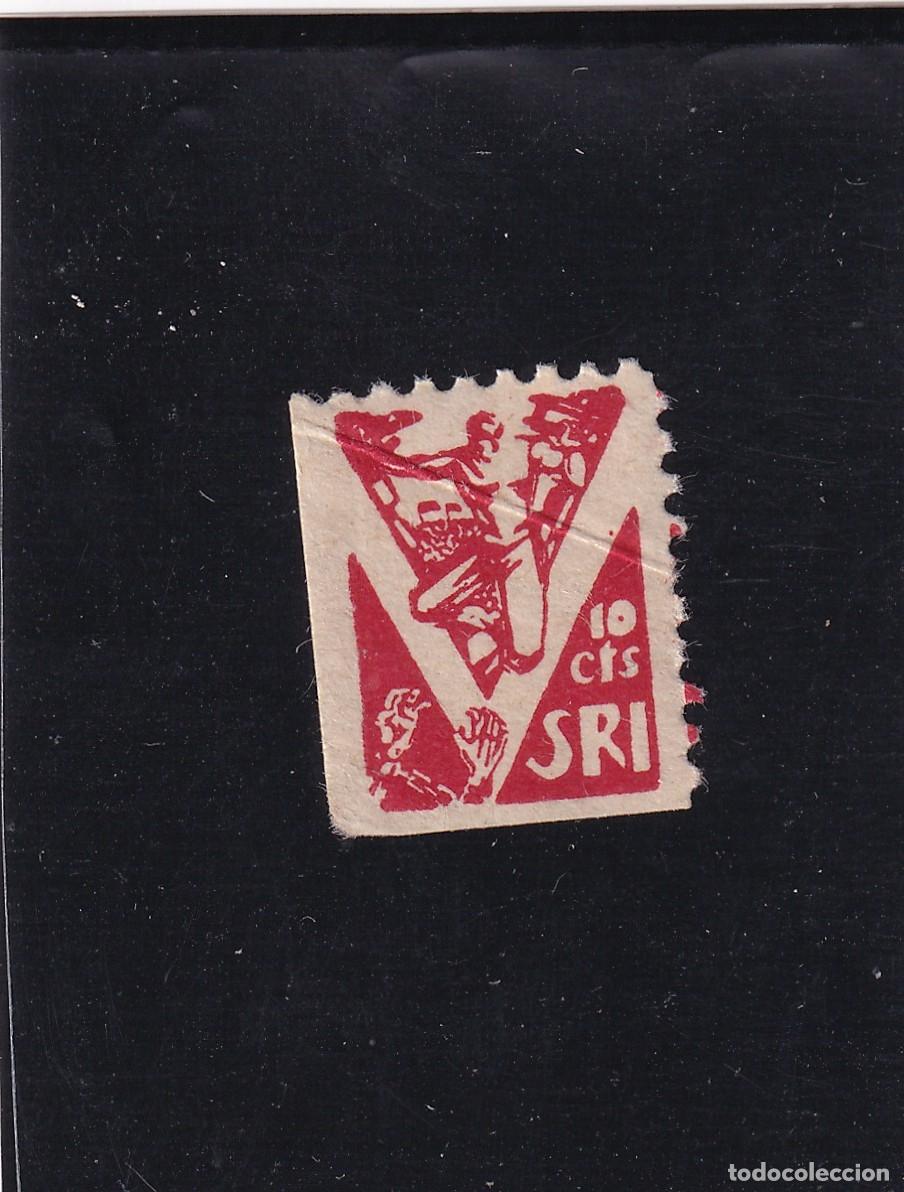 Sellos: CRS1678 ESPA&Ntilde;A GUERRA CIVIL S.R.I. (Socorro Rojo Internacional). Ayuda S.R.I.. Matasellado