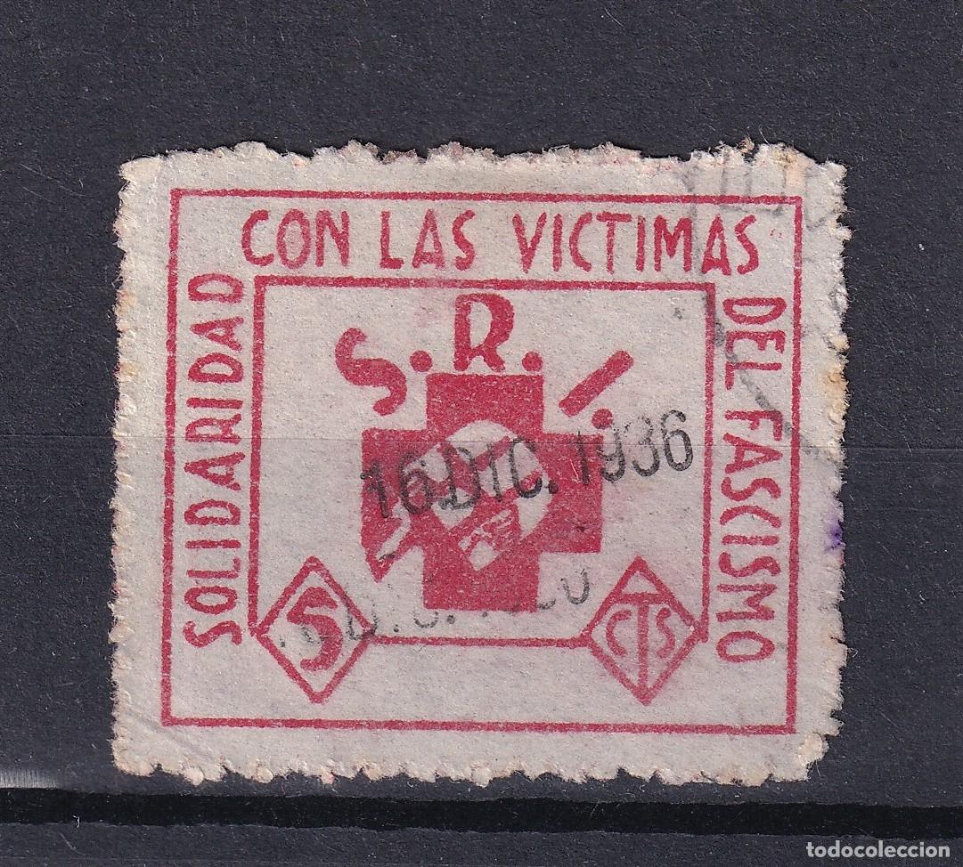 Briefmarken: CRS1681 ESPA&Ntilde;A GUERRA CIVIL S.R.I. (Socorro Rojo Internacional). V&iacute;ctimas. Matasellado