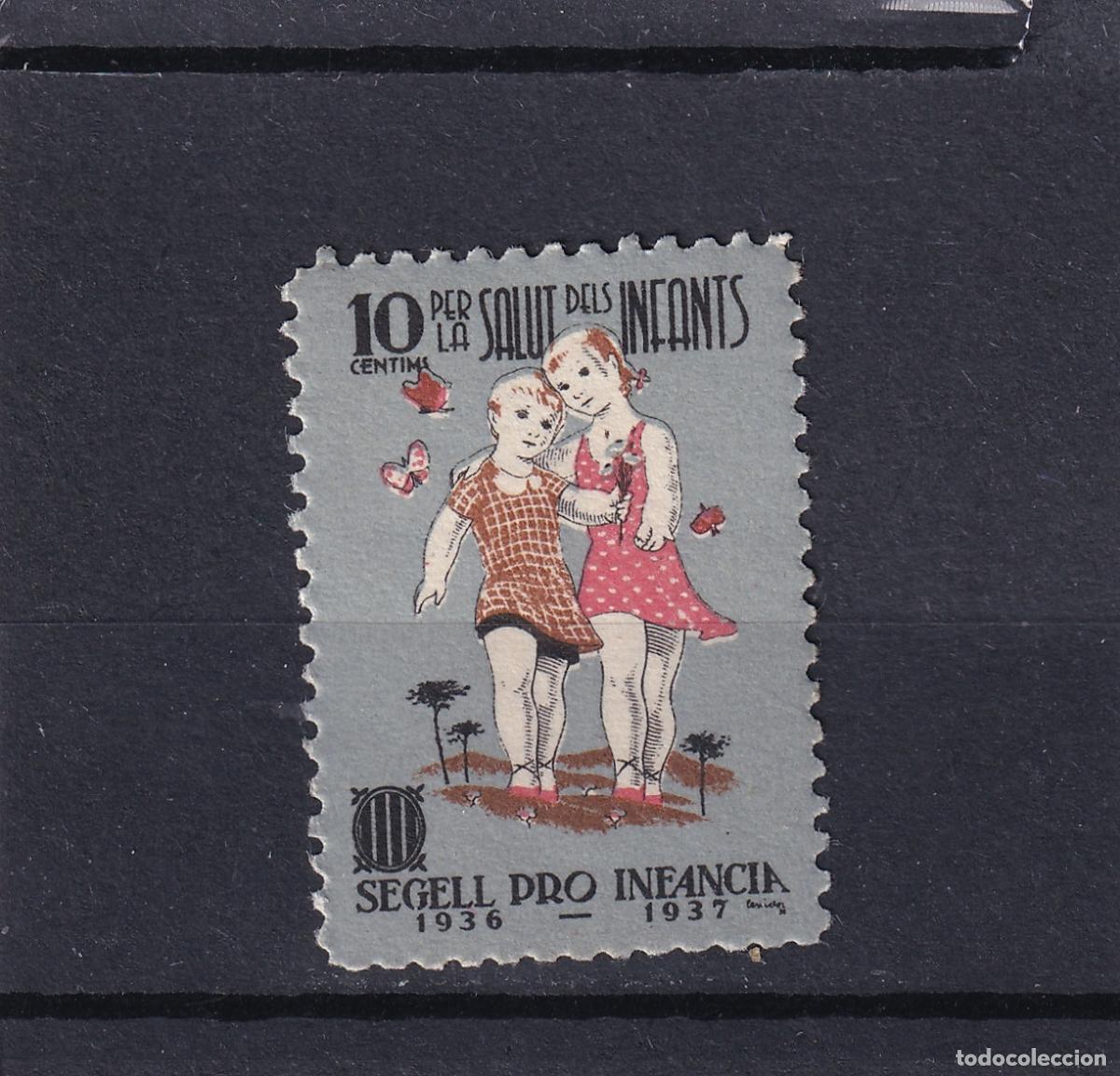 Briefmarken: CRS1682 ESPA&Ntilde;A GUERRA CIVIL Vi&ntilde;eta Pro-Infancia. Sin charnela