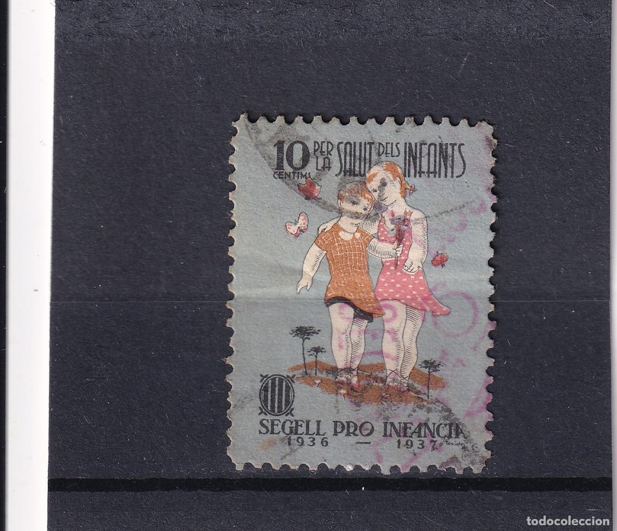 Briefmarken: CRS1684 ESPA&Ntilde;A GUERRA CIVIL. Vi&ntilde;eta Pro-Infancia. Matasellado.