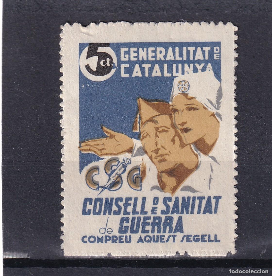 Briefmarken: CRS1698 ESPA&Ntilde;A GUERRA CIVIL. Generalitat Catalu&ntilde;a. Con charnela.