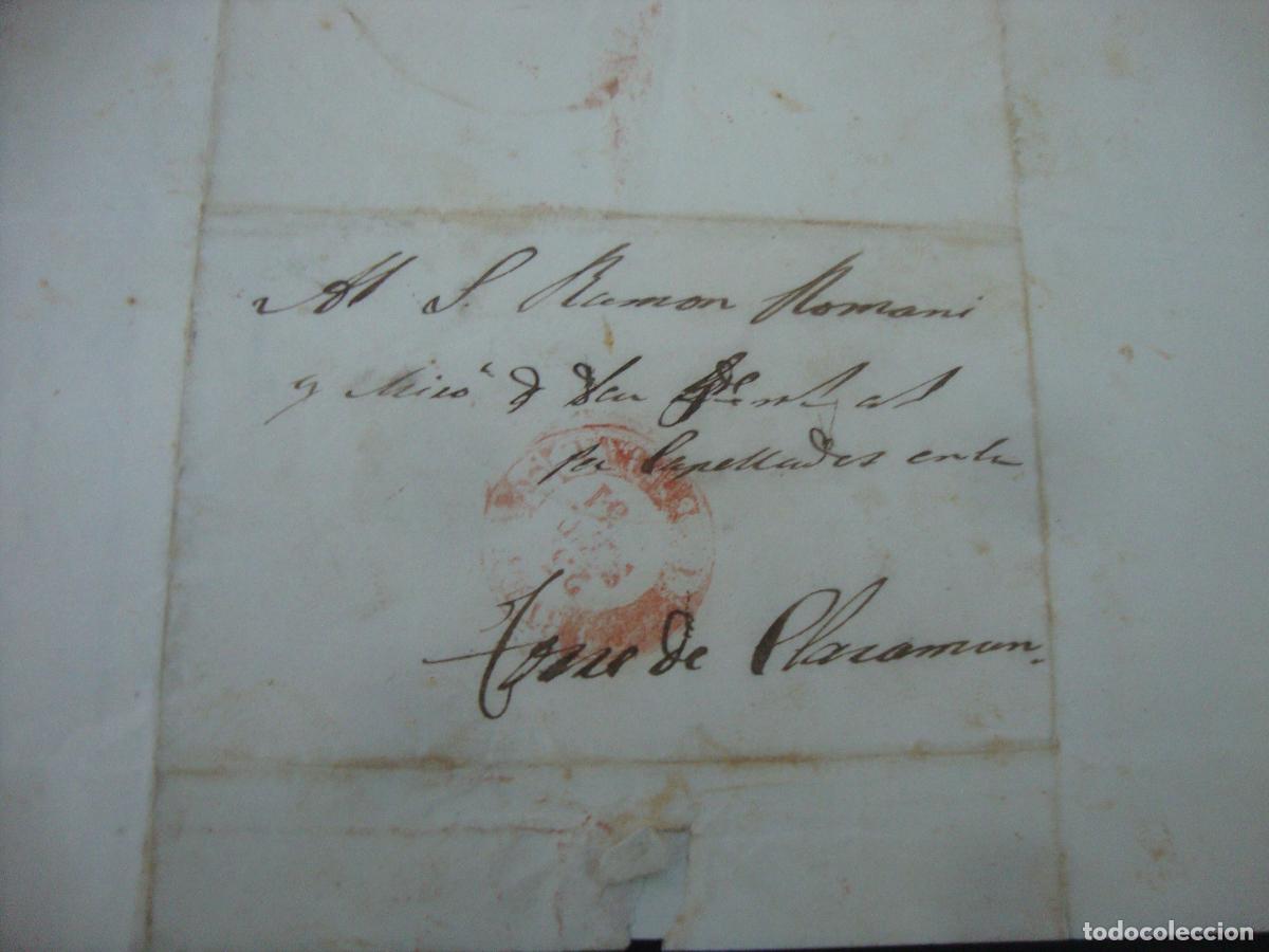 Sellos: CARTA PREFILATERIA 1851