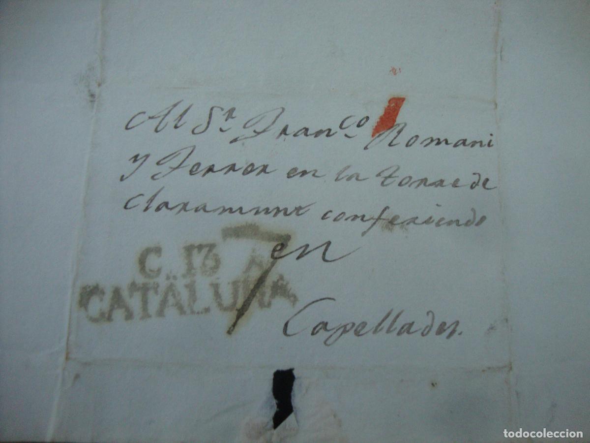 Sellos: CARTA PREFILATERIA 1834