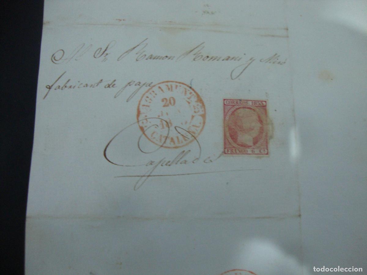 Sellos: CARTA PREFILATERIA 1853