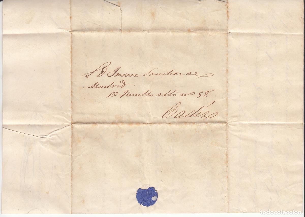 Sellos: CRCAR351 CARTA COMPLETA DE CADIZ A CADIZ VER DESCRIPCON EN FOTO