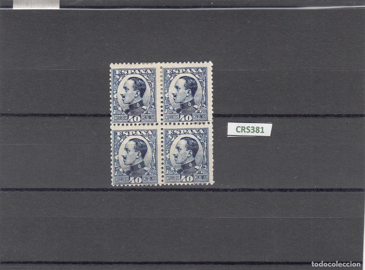Timbres: CRS0381 SELLOS ESPA&Ntilde;A N&ordm; CAT 497-A X BLOQUE DE 4