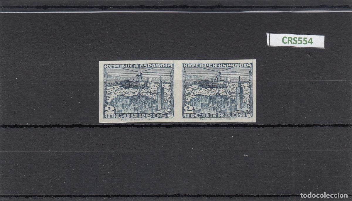 Sellos: CRS0554 SELLOS ESPA&Ntilde;A N&ordm; CAT 769S XX PAREJA HORIZONTAL SIN DENTAR