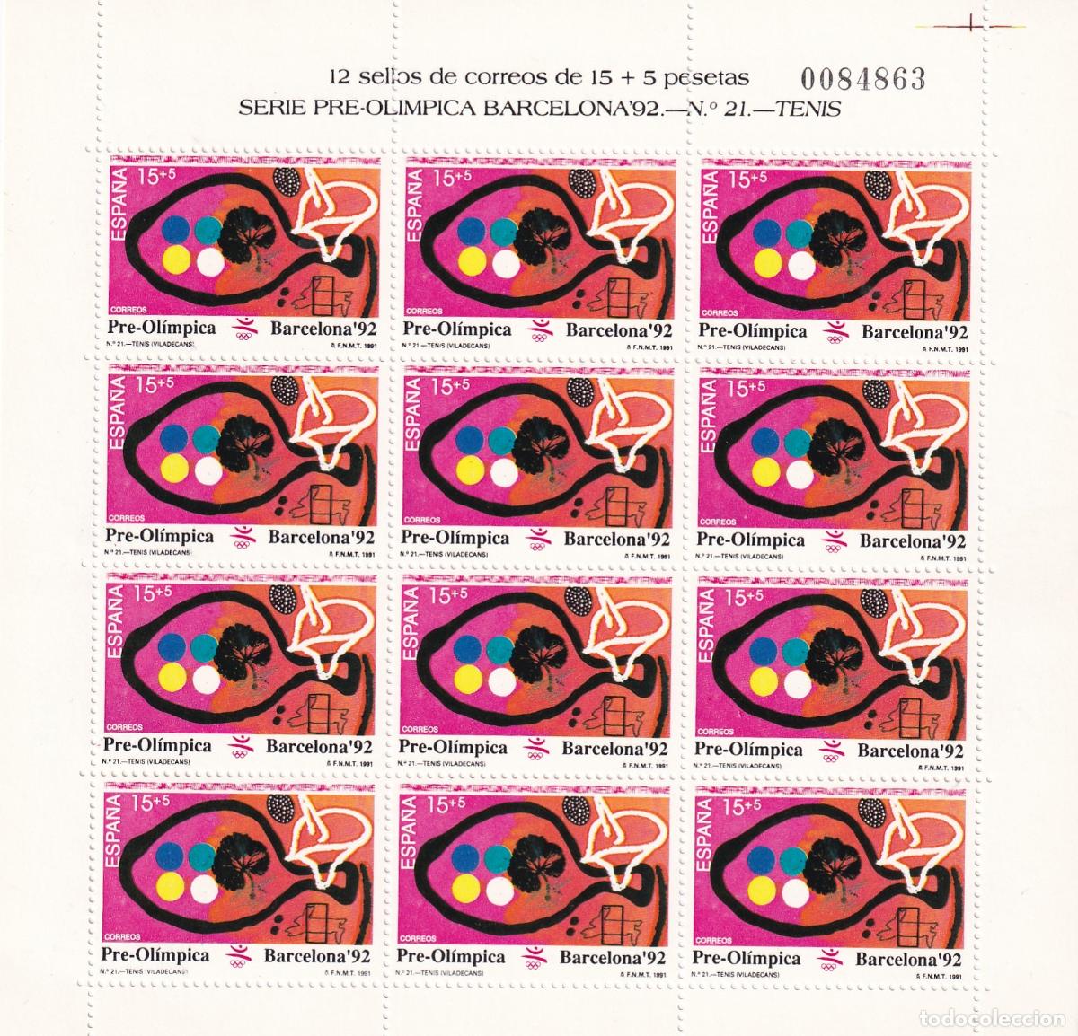 Sellos: CRS1742 ESPA&Ntilde;A MINIPLIEGOS N&ordm; 32/4 A&Ntilde;O 1991