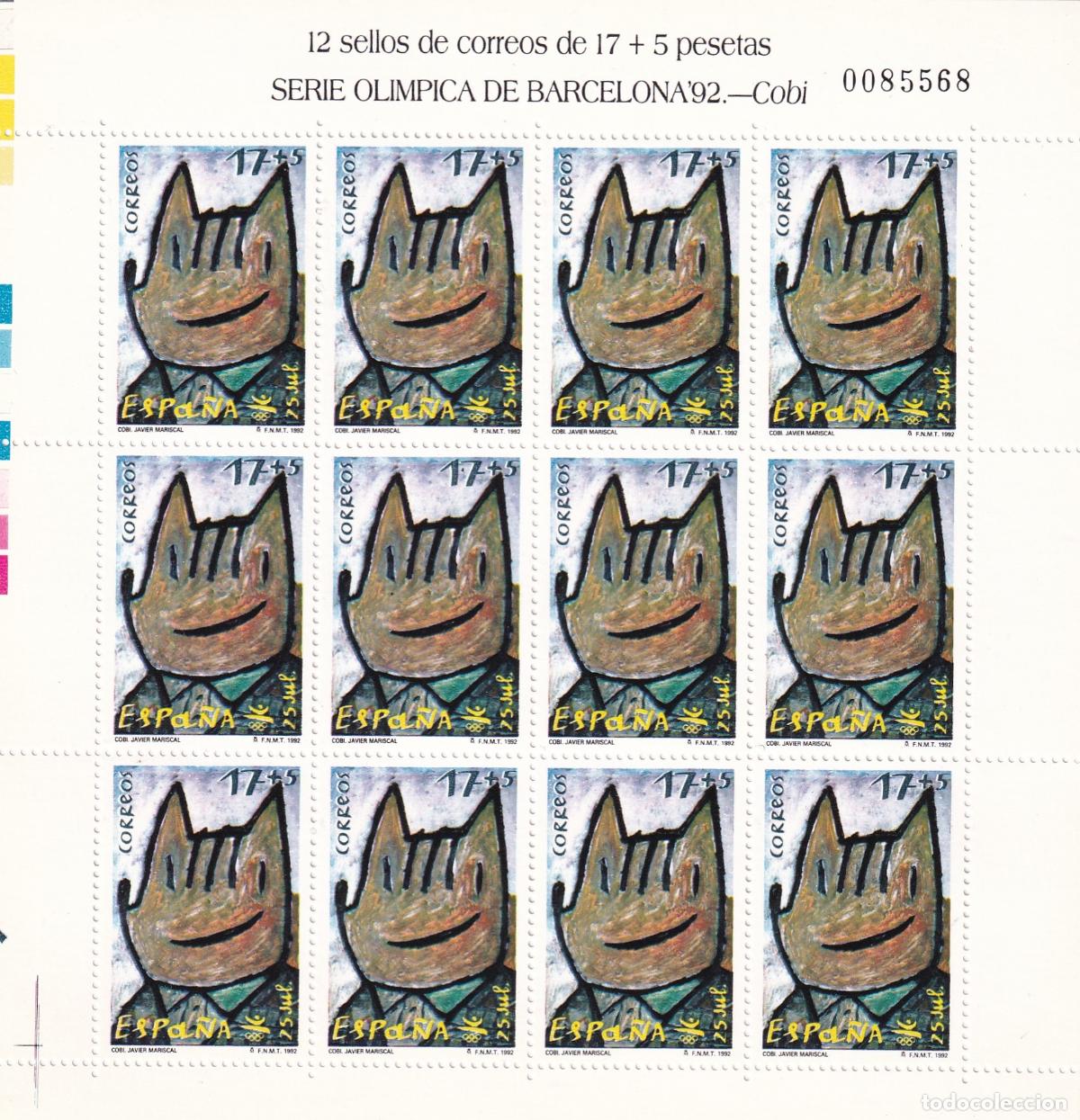 Sellos: CRS1747 ESPA&Ntilde;A MINIPLIEGOS N&ordm; 43/45 A&Ntilde;O 1992