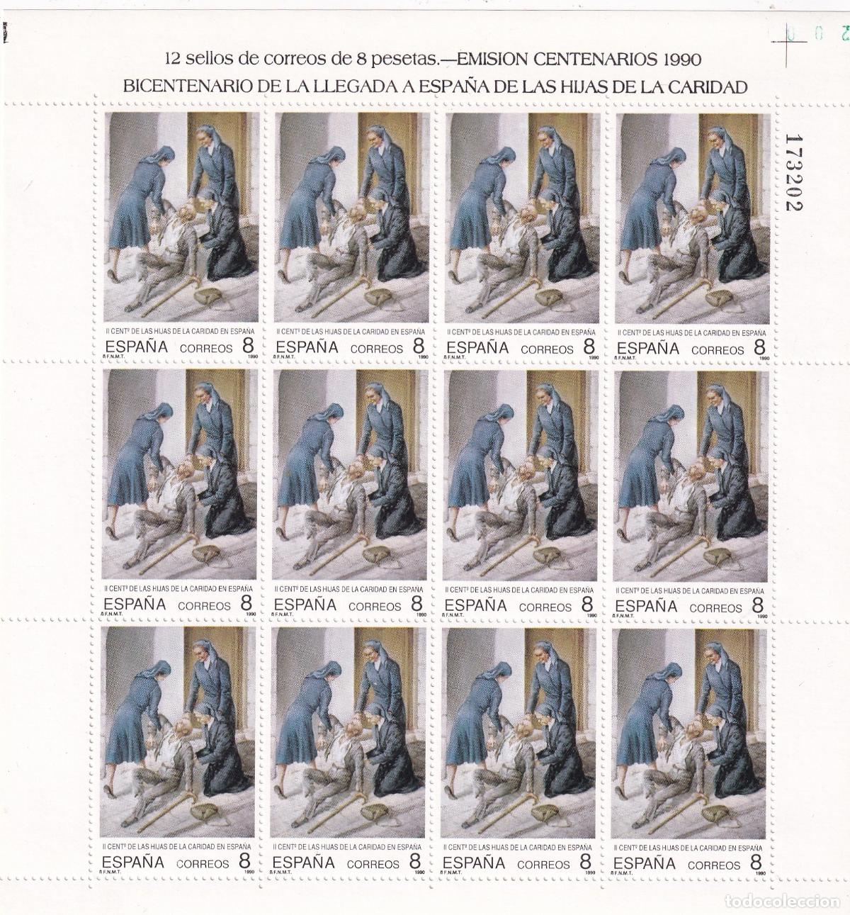 Sellos: CRS1736 ESPA&Ntilde;A MINIPLIEGOS N&ordm; 13/16 A&Ntilde;O 1990
