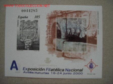 Sellos: PRUEBA DE LUJO EXFILNA 2000 - Foto 1