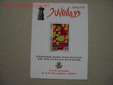 Sellos: PRUEBA DE LUJO JUVENIA 93 - Foto 1