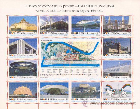 Sellos: EXPOSICION UNIVERSAL DE SEVILLA. EXPO 92 - Foto 1