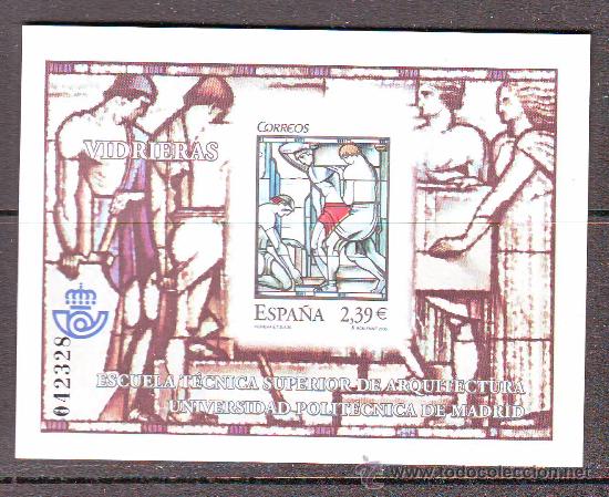 Sellos: PRUEBA DE LUJO.NR.93.VIDRIERAS 2006. - Foto 1