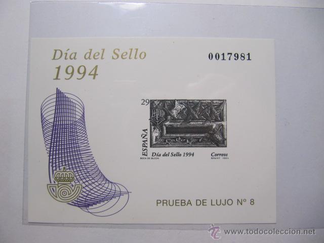 Sellos: prueba de lujo num.8 a&ntilde;o 1994. - Foto 1