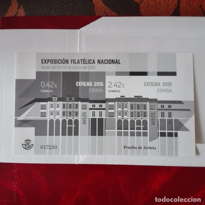 Sellos: ESPA&Ntilde;A.- A&Ntilde;O 2015 EXFILNA. AVILES - Foto 1
