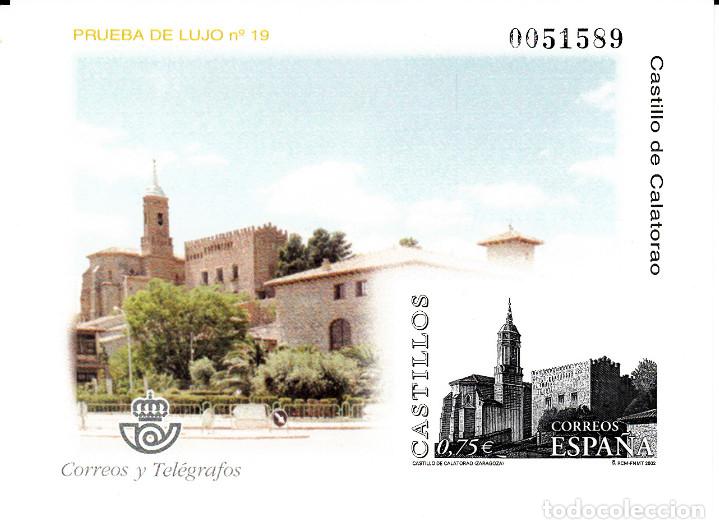 Sellos: PRUEBA DE LUJO NUMERO 19 CASTILLO DE CALATORAO - Foto 1