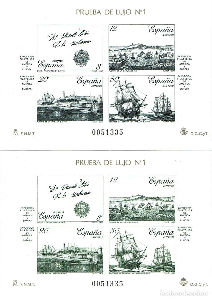 Sellos: Pruebas de Lujo 1987. ESPAMER 87 - Foto 1
