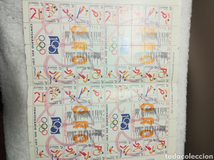 Briefmarken: Minipliegos centenario del coi