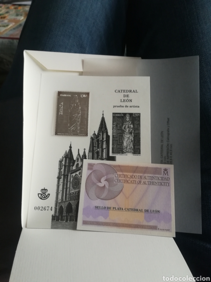 Sellos: Prueba de artista catedral de leon - Foto 1