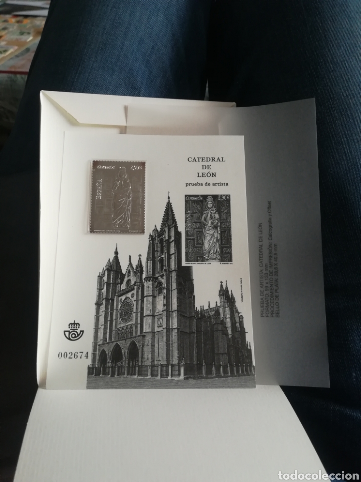 Sellos: Prueba de artista catedral de leon - Foto 2