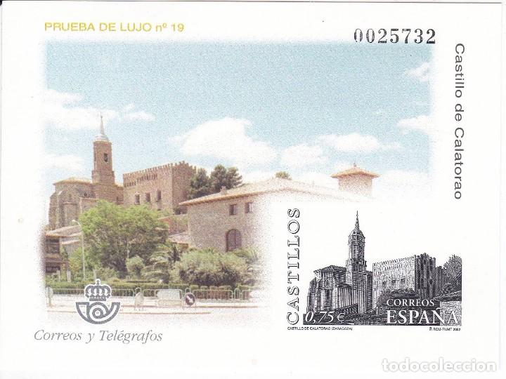 Sellos: PRUEBA DE LUJO N&ordm; 77 DEL CASTILLO DE CALATORAO - Foto 1
