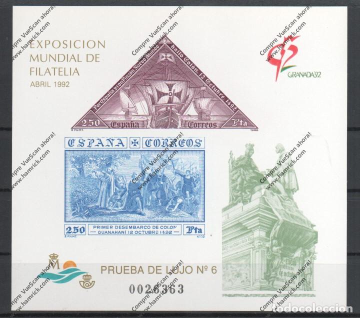 Sellos: ESPA&Ntilde;A  PRUEBA N&ordm; 25 (**) - Foto 1
