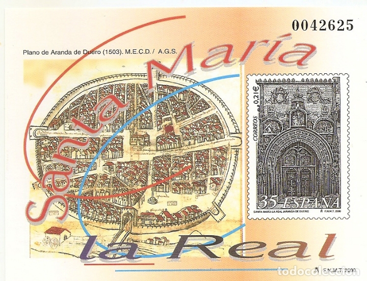 Sellos: ESPA&Ntilde;A 2001. PRUEBA OFICIAL 73 - Foto 1