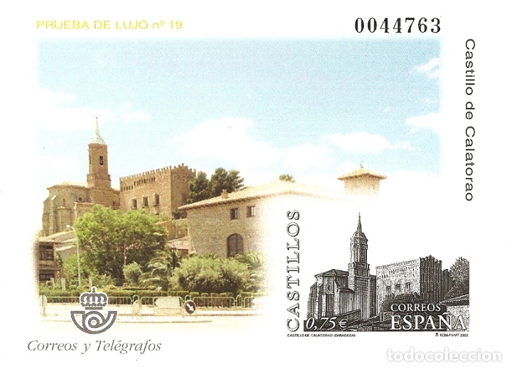 Sellos: ESPA&Ntilde;A 2002. PRUEBA OFICIAL 77 - Foto 1