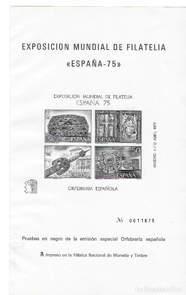 Sellos: ESPA&Ntilde;A  PRUEBA N&ordm;  1 Y 2(**) - Foto 1