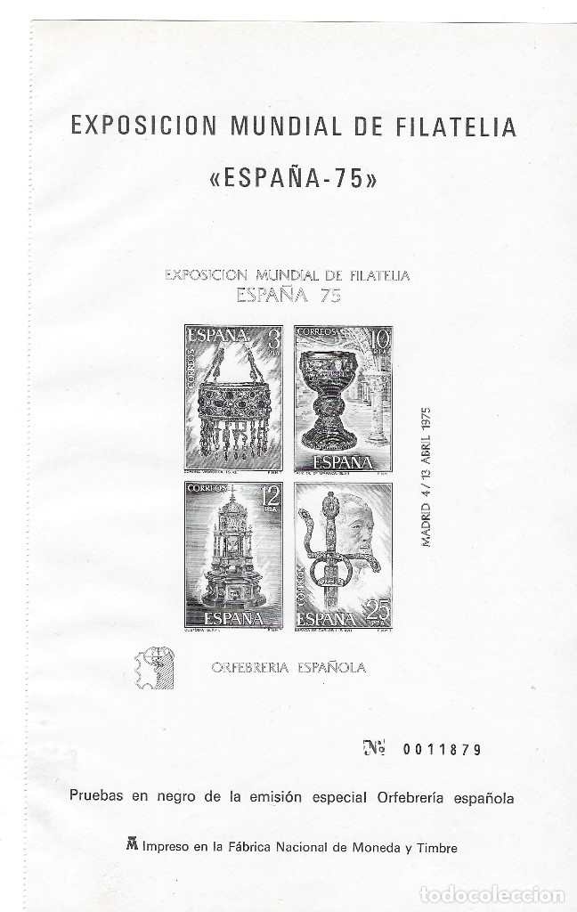 Sellos: ESPA&Ntilde;A  PRUEBA N&ordm;  1 Y 2(**) - Foto 2