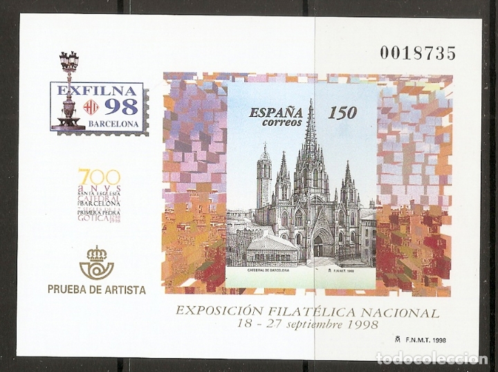 Sellos: ESPA&Ntilde;A 1998. P.O. 66 - Foto 1