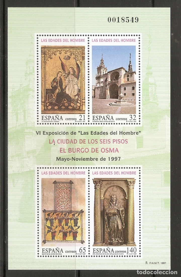 Sellos: ESPA&Ntilde;A 1997. P.O. 63 - Foto 1