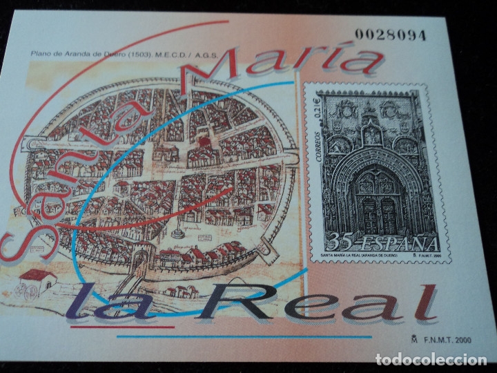 Sellos: prueba de lujo SANTA MARIA LA REAL - Foto 1