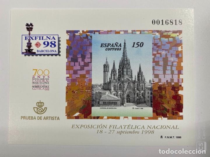 Sellos: EXFILNA 98. PRUEBA 66. NUEVO. - Foto 1