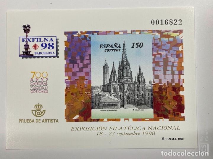 Sellos: EXFILNA 98. PRUEBA 66. NUEVO. - Foto 1