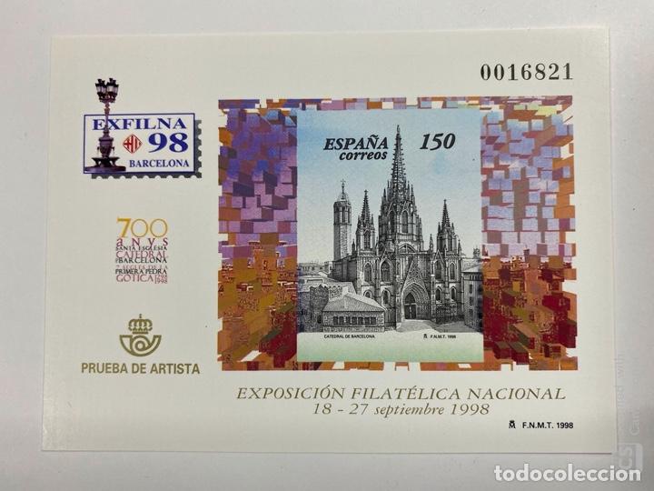 Sellos: EXFILNA 98. PRUEBA 66. NUEVO. - Foto 1