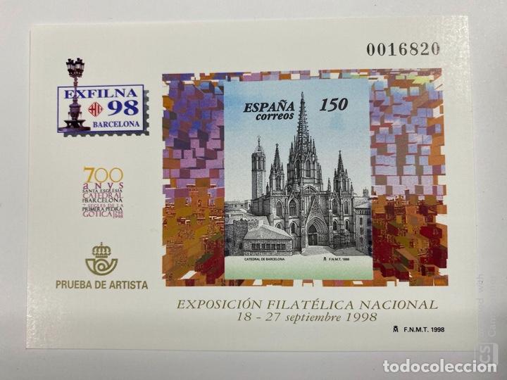 Sellos: EXFILNA 98. PRUEBA 66. NUEVO. - Foto 1