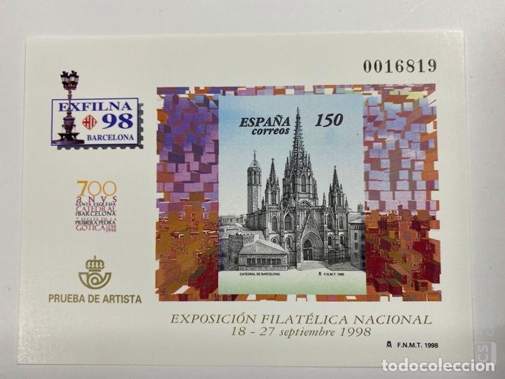 Sellos: EXFILNA 98. PRUEBA 66. NUEVO. - Foto 1
