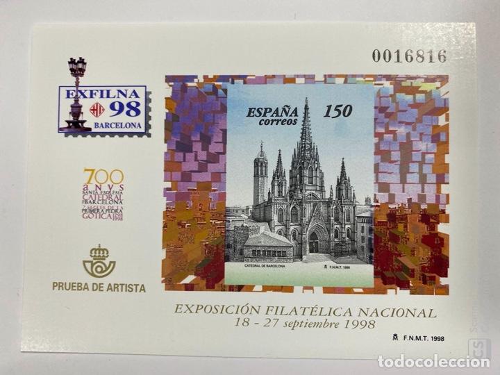 Sellos: EXFILNA 98. PRUEBA 66. NUEVO. - Foto 1
