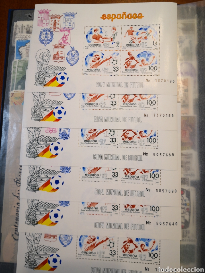 Sellos: Espa&ntilde;a 6 mini pliegos 1982 - Foto 1