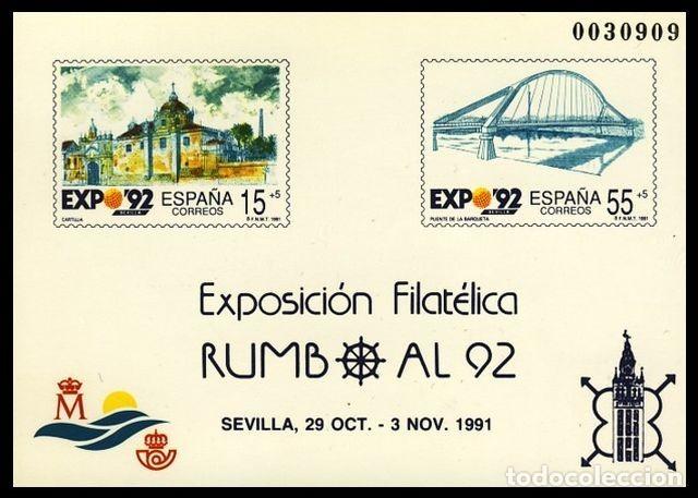 Sellos: 3100 P     EXPOCISION RUMBO AL 92 - Foto 1