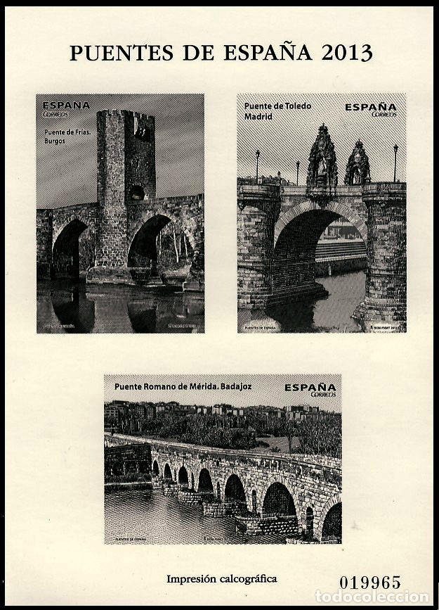 Sellos: 4803P  PUENTES 2013 - Foto 1