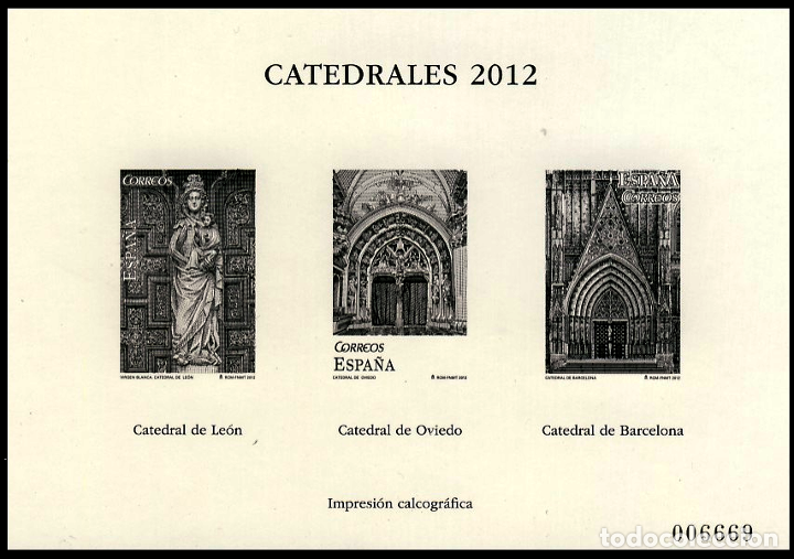 Sellos: 4747P CATEDRALES  2012 - Foto 1