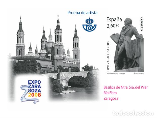 Sellos: ESPA&Ntilde;A 2008. EXPO ZARAGOZA 2008 - Foto 1