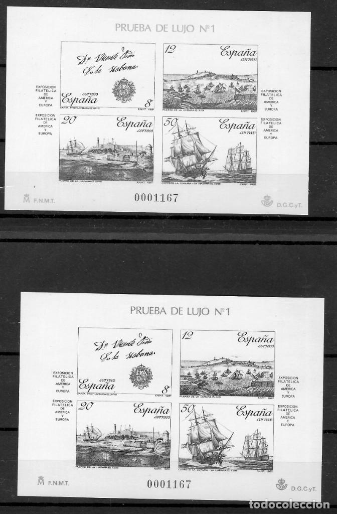 Sellos: ESPA&Ntilde;A N&ordm; 12 AL 13 PRUEVA (**) - Foto 1