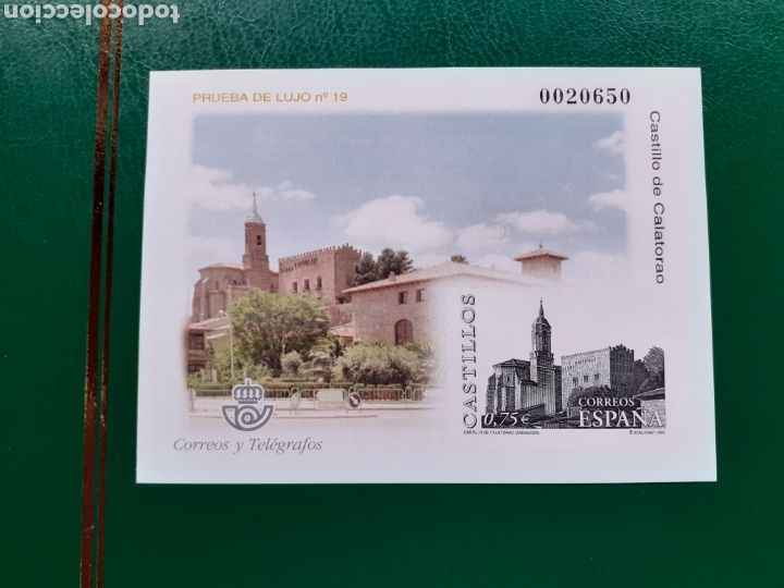 Sellos: Prueba de lujo n&uacute;mero 19 castillo de calatorao - Foto 1